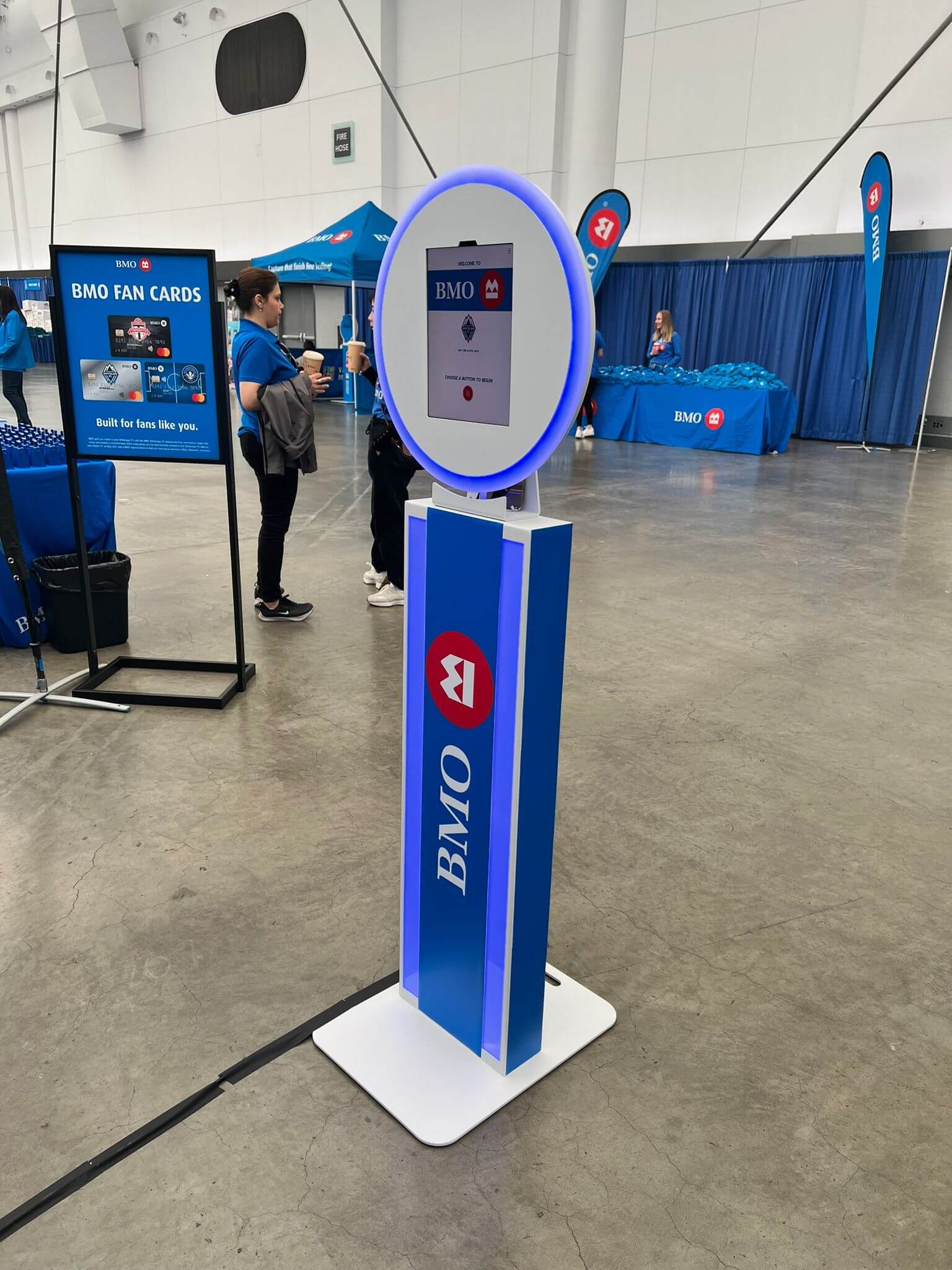 Corporate booth branding for photo booth rental in Greater Vancouver